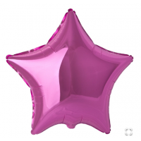 Ф Б/РИС 18" ЗВЕЗДА Металлик Pink
